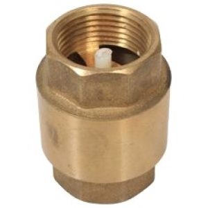 Valvula check Retención Bronce Disco PVC