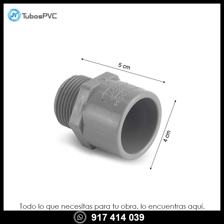 Adaptador 3/4 mixto - Agua fría