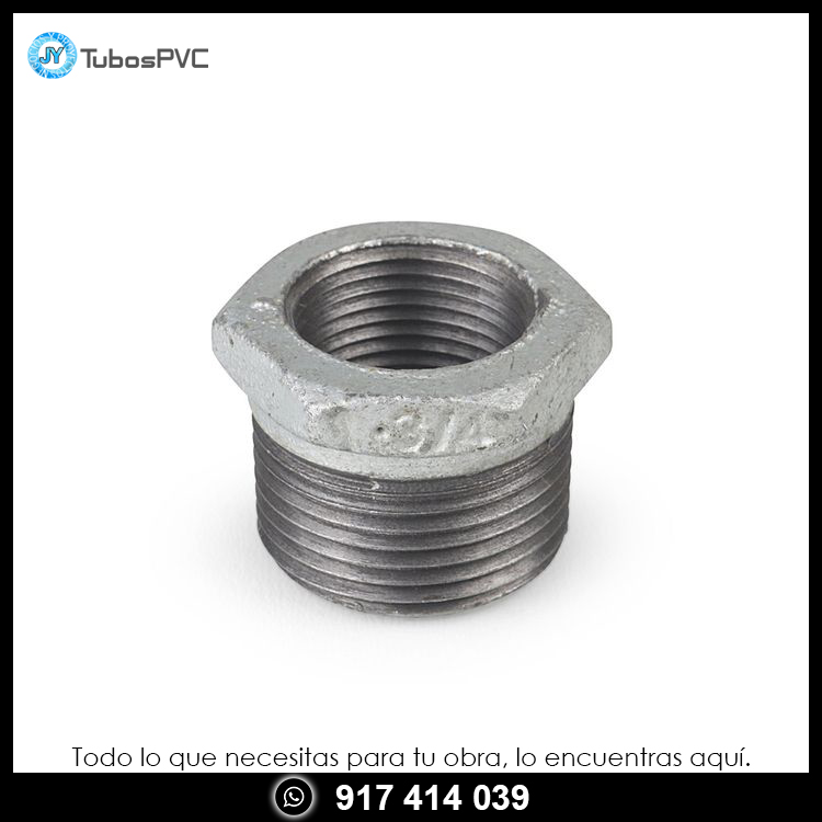 Bushing galvanizado 1" x 3/4"