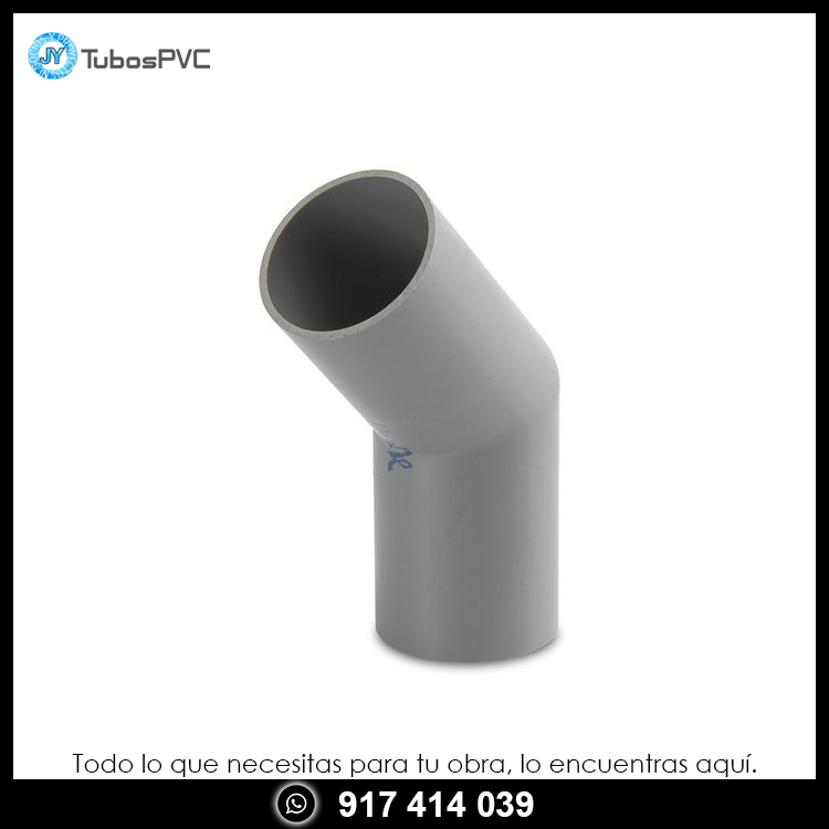 Codo 45° 1 1/2 liviano - Desague