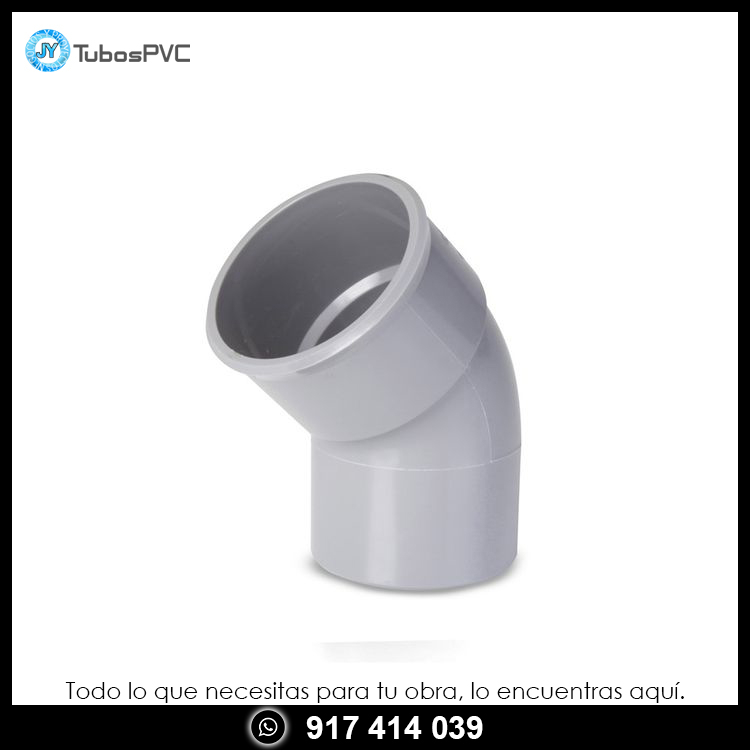 Codo 45° 2 liviano - Desague