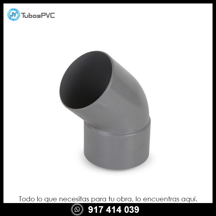 Codo 45° 4 liviano - Desague