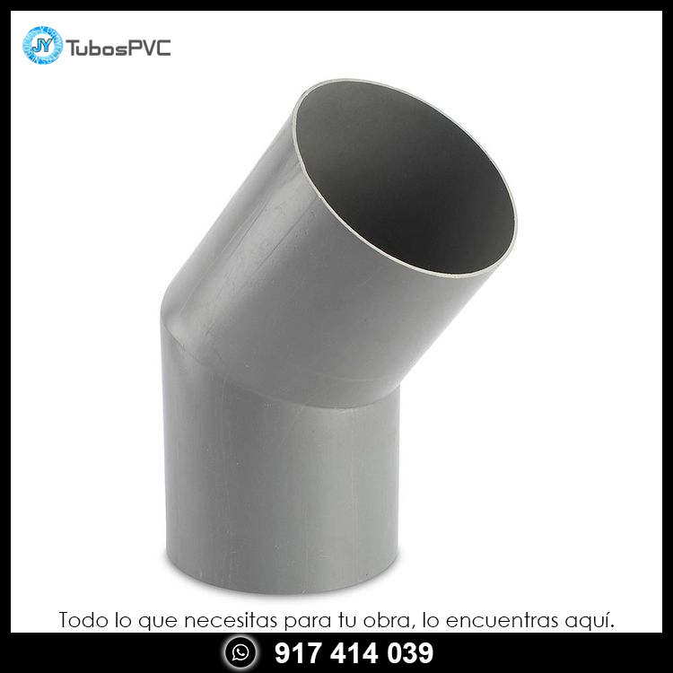 Codo 45° 6 liviano - Desague