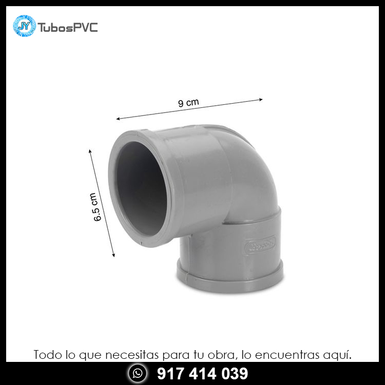 Codo 90° 1 1/2 simple presion - Agua fría