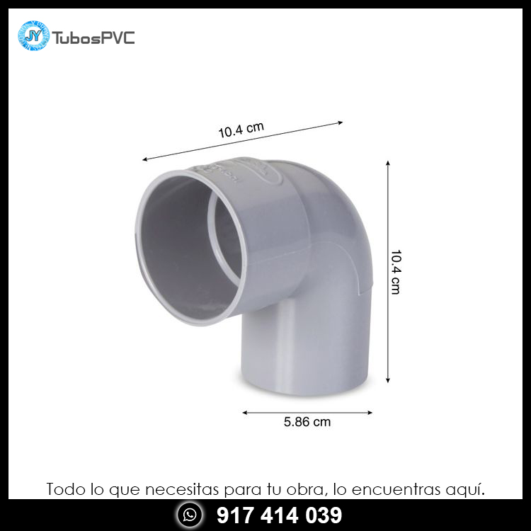 Codo 90° 2 liviano - Desague