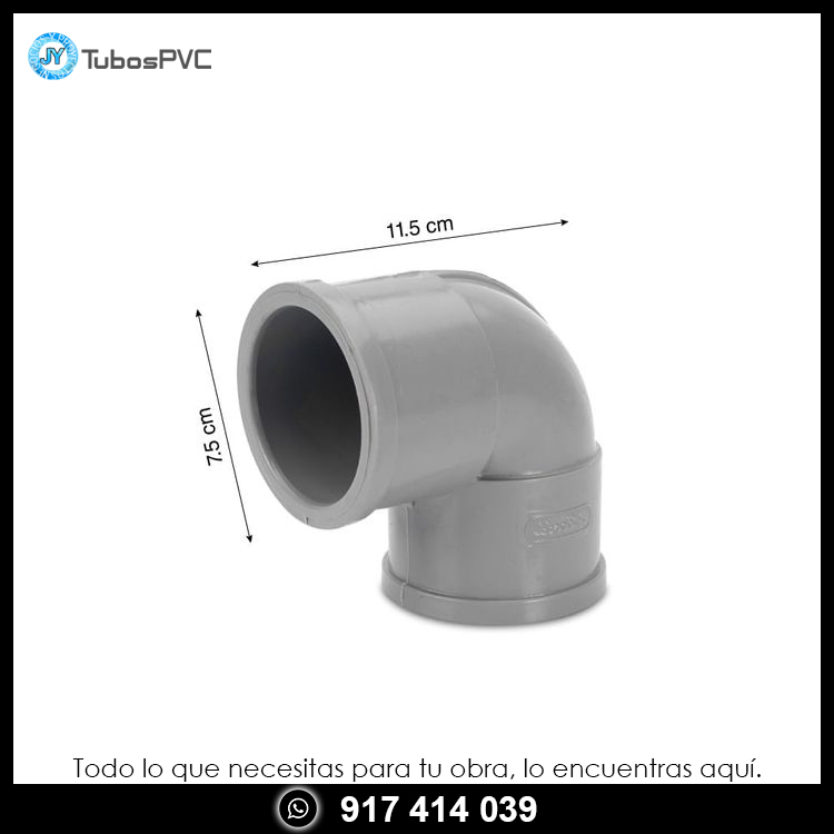 Codo 90° 2 simple presion - Agua fría