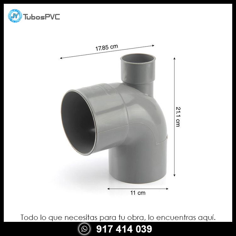 Codo 90° 4 a 2 liviano - Desague