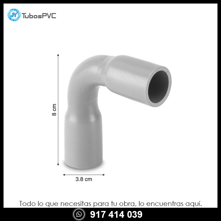 Curva 90° 1/2 simple presion - Agua fría