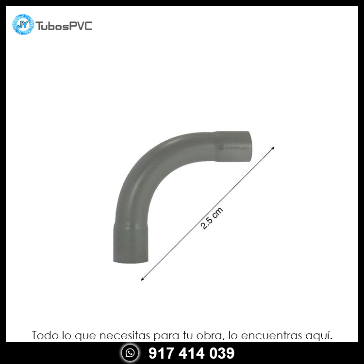 Curva SEL Tuboplast 1"