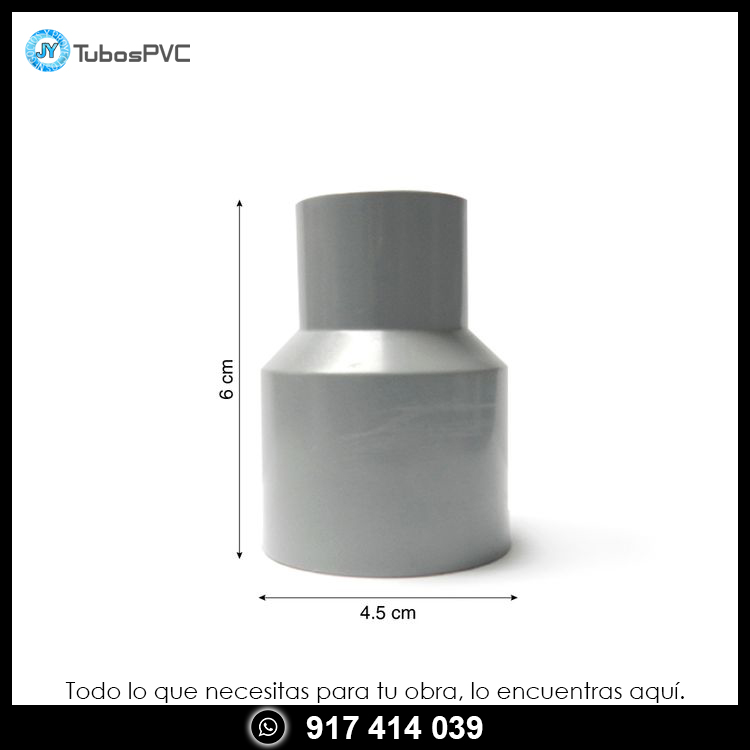 Reducción 1 a 3/4 simple presion - Agua fría