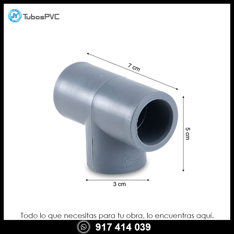 Tee 1/2 simple presion - Agua fría