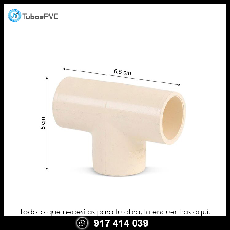 Tee 3/4 cpvc - agua caliente