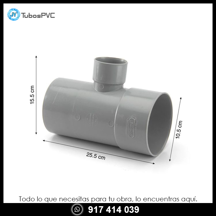 Tee 4 a 2 liviano - Desague