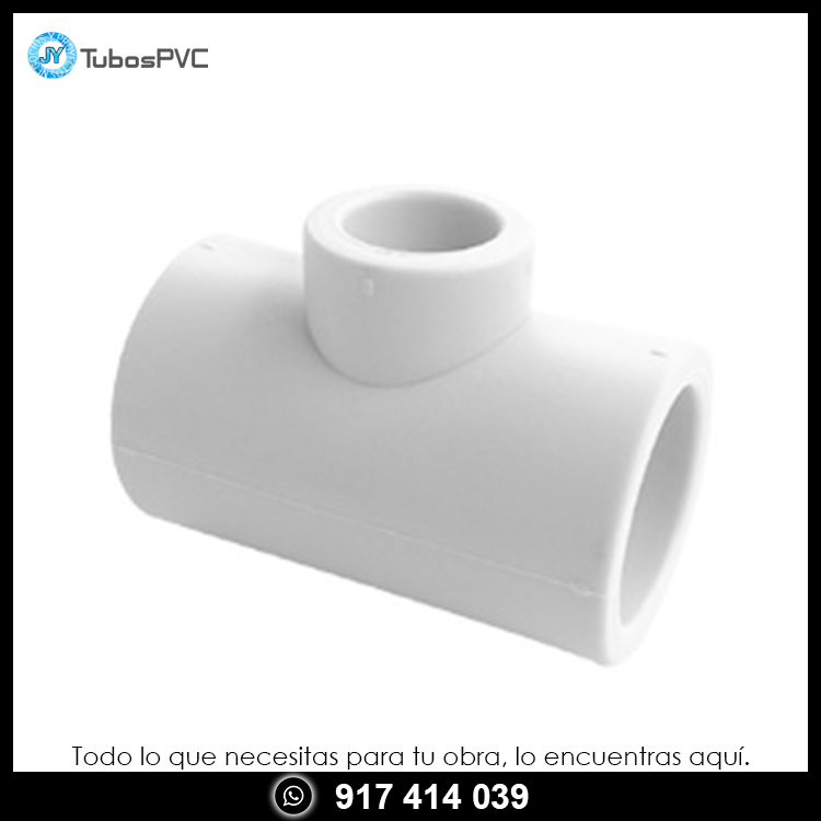 Tee PPR reducción fusión 75x50x75