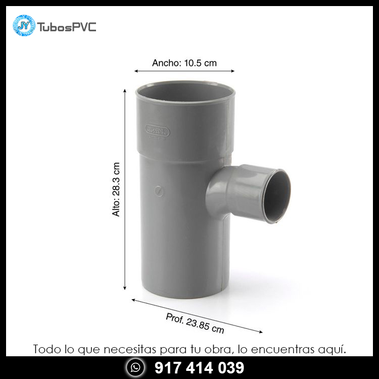 Tee sanitaria 4 a 2 liviano - Desague