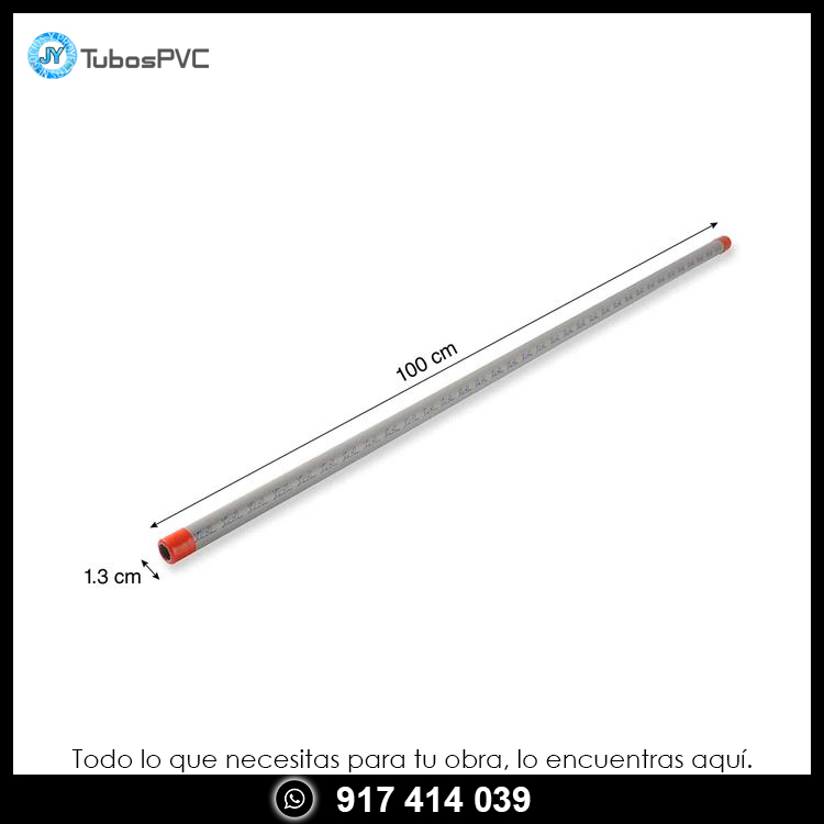 Tubo x  1m 1/2 roscado - Agua fría