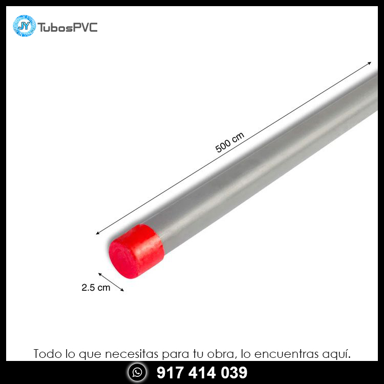 Tubo x  5m 1 roscado - Agua fría