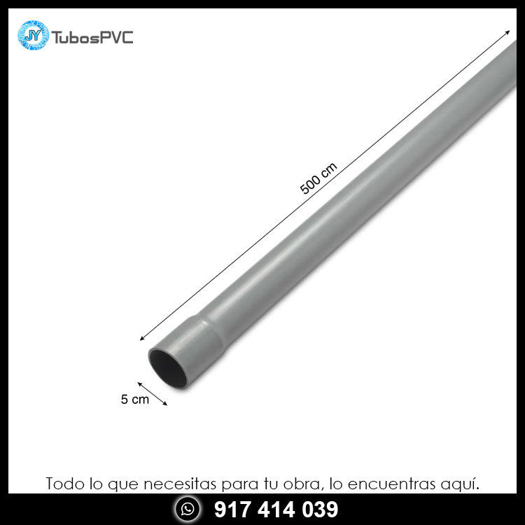 Tubo x  5m 2 simple presion - Agua fría