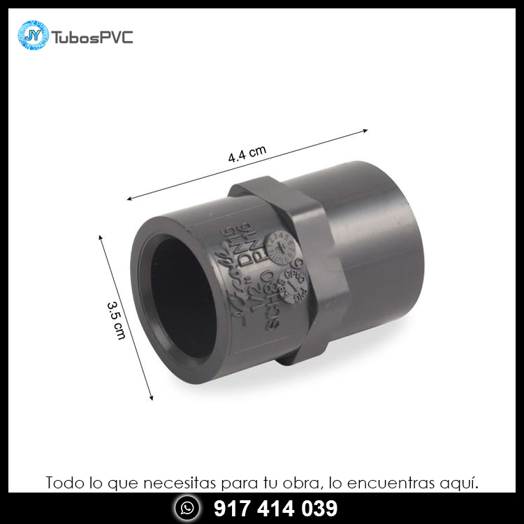 Unión 1/2 mixto - Agua fría