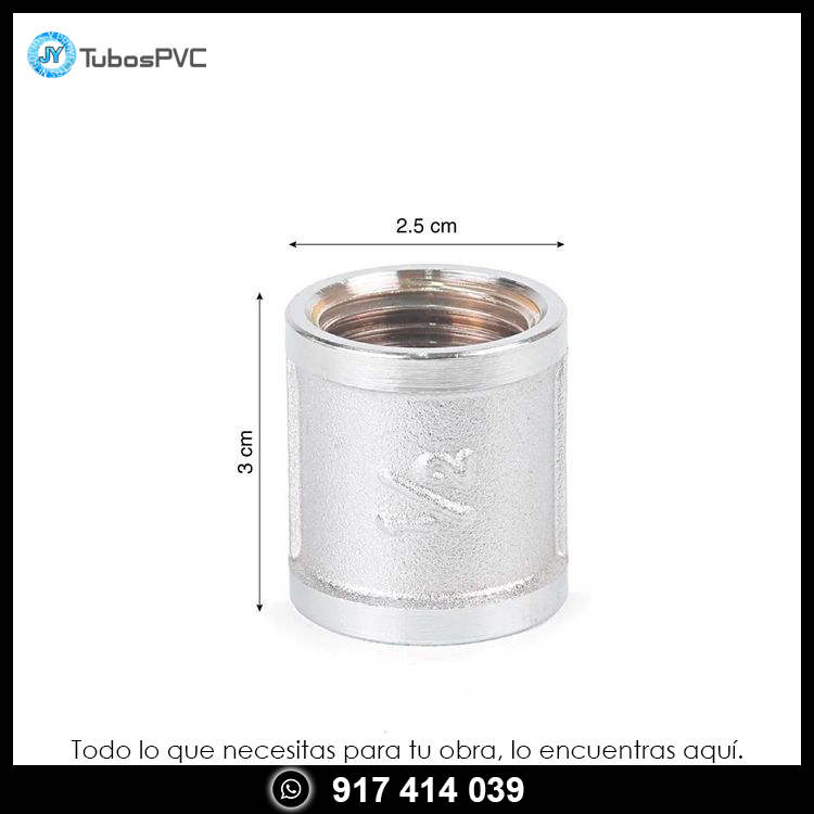 Unión Bronce Cromado 1/2"