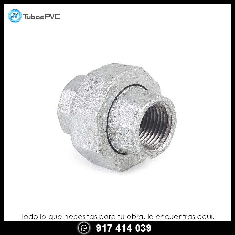 Unión universal galvanizada 1/2"